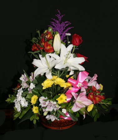 C-6  CESTA DE FLORES   
